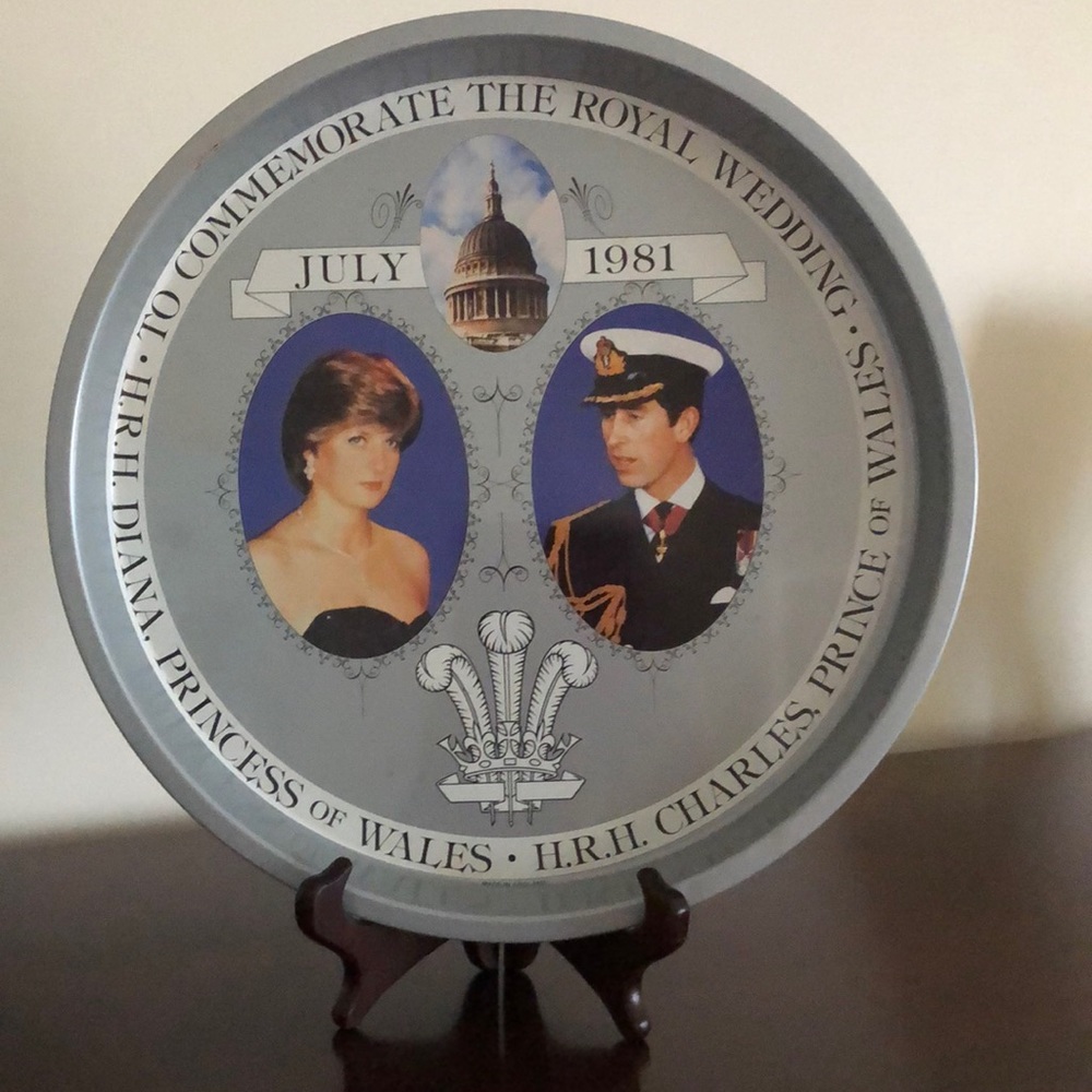 Charles & Diana Commemorative Tray